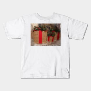 Rustic Christmas Gifts Kids T-Shirt